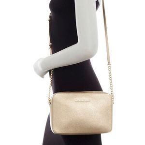 Michael Kors GOLD Jet Set crossbody